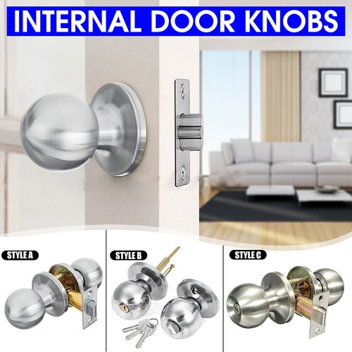 Satin porte acier inox bouton - satin,